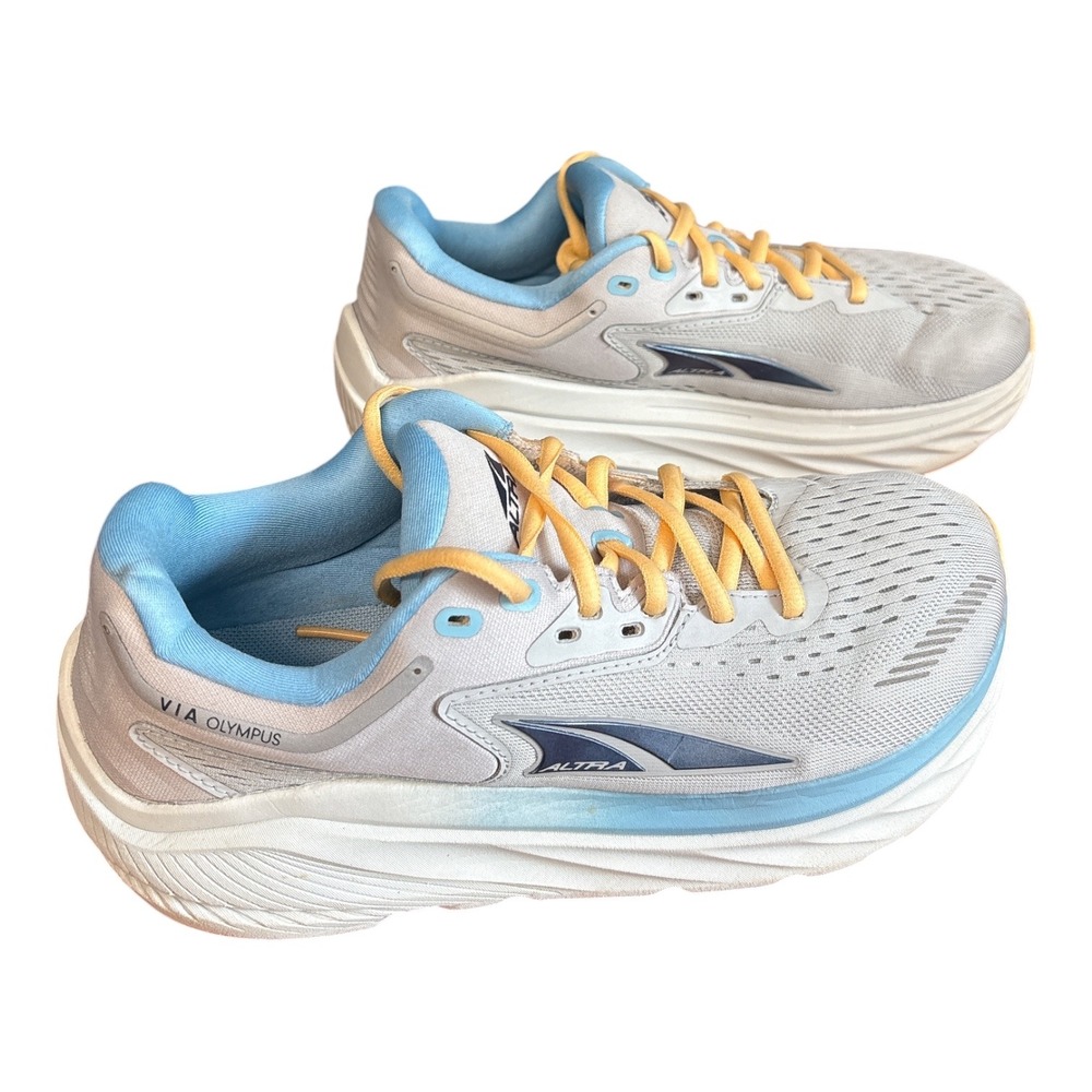 Altra VIA Olympus Women's Size 7 Running Shoes Blue Yellow Zero Drop